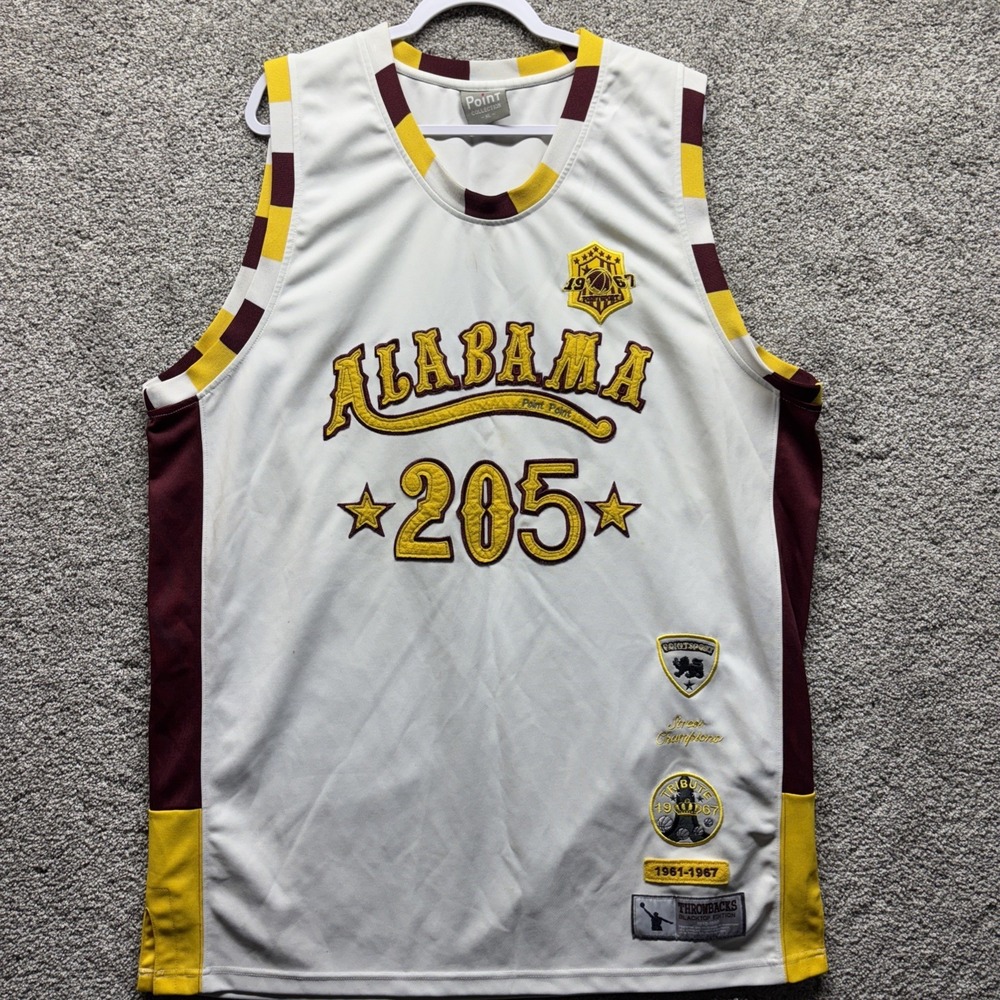 Point Collection Throwback Basketball Jersey Blac… - image 1